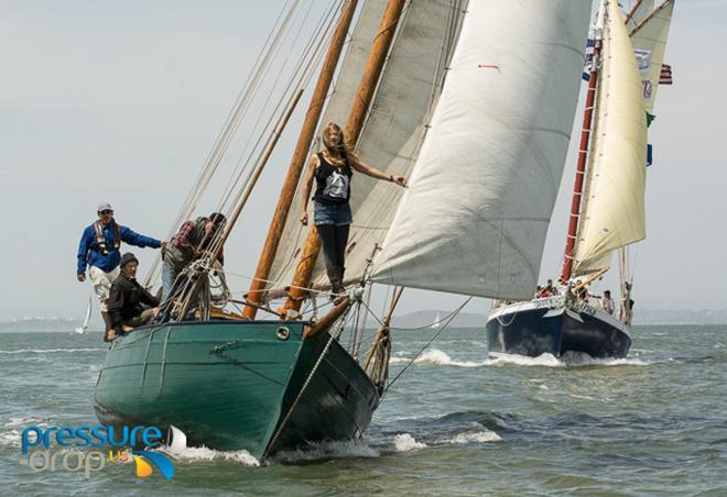 Fleet in action - 2016 Master Mariner Regatta © Pressure Drop . US